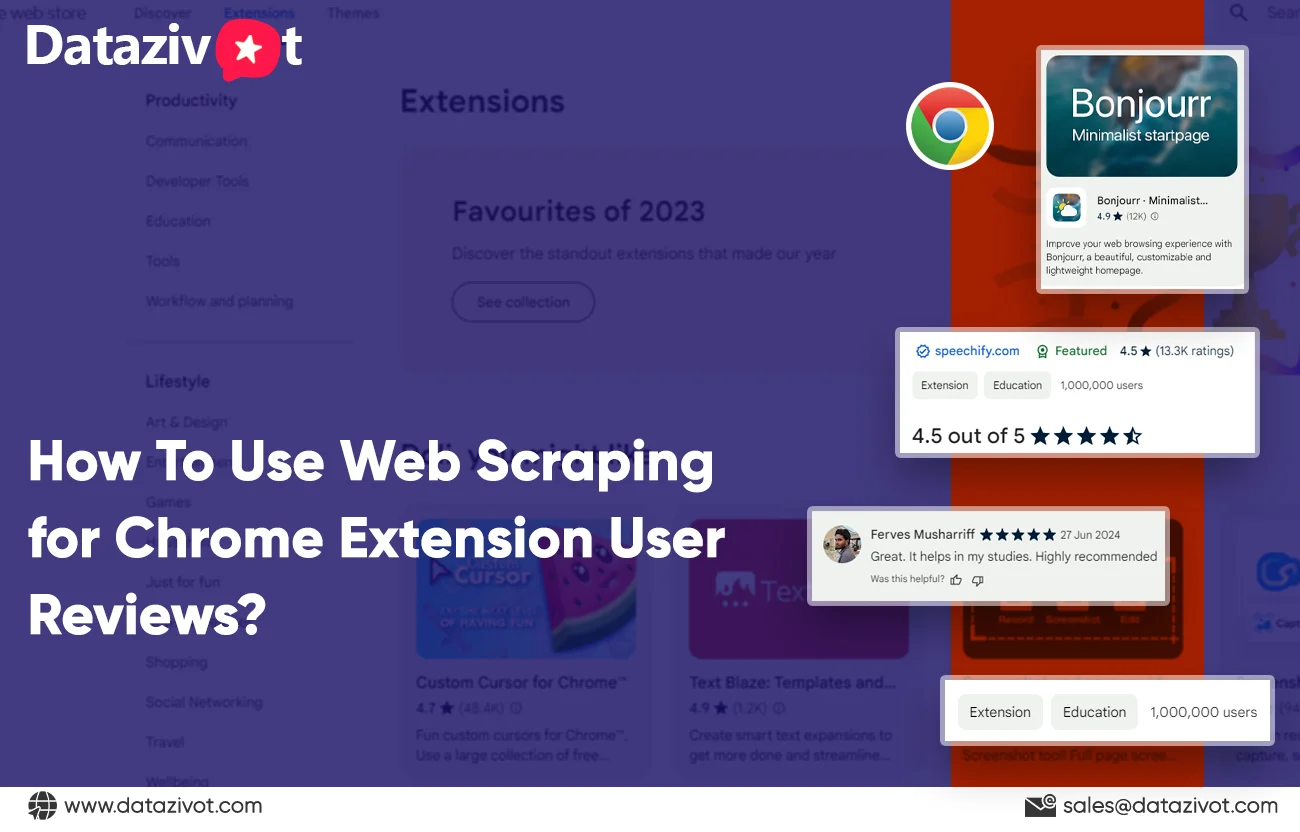 How To Use Web Scraping for Chrome Extension User Reviews